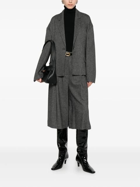 SOLOTRE single-breasted blazer - Grey