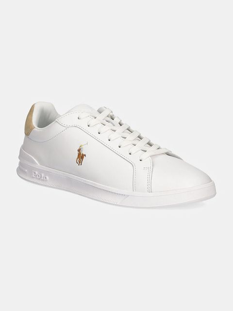 Polo Ralph Lauren sneakersy skórzane Hrt Ct II kolor biały 809940762001 - zdjęcie produktu nr 1