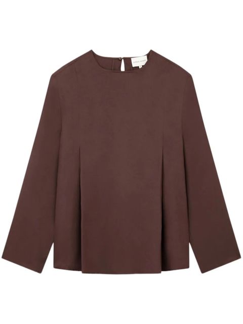 LouLou de Saison Adalyn blouse - Brown - zdjęcie produktu nr 1