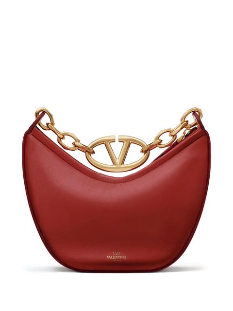 Valentino Garavani mini VLogo Moon Hobo bag - Red