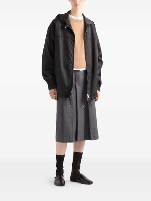 Prada Re-Nylon hooded jacket - Black - zdjęcie produktu nr 2