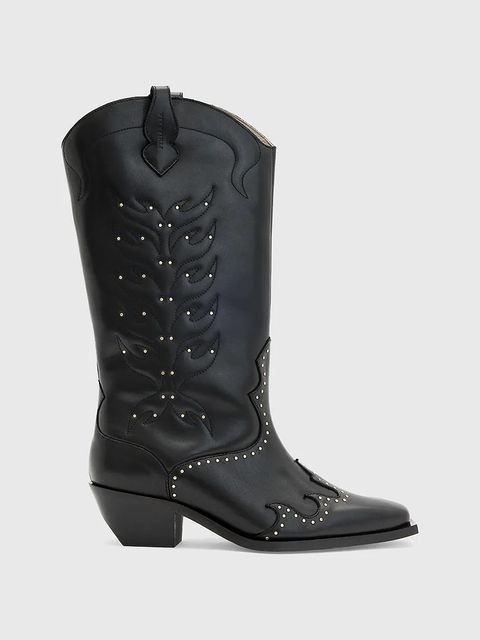 AllSaints kowbojki skórzane Carina Boot - zdjęcie produktu nr 1