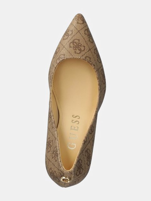 Guess szpilki DABBEY 2 kolor brązowy FLTDB2 FAL08