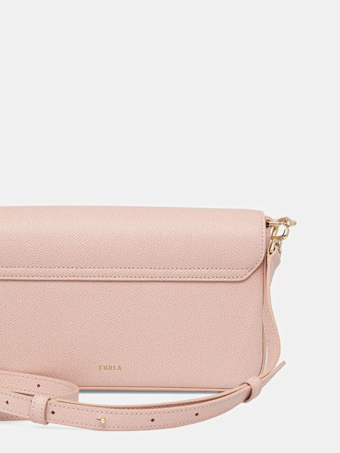 Furla torebka skórzana kolor różowy WB01826 ARE000 4355S