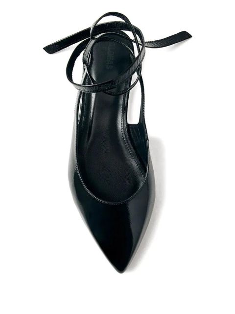 ALOHAS Ribbon pointed ballerinas - Black