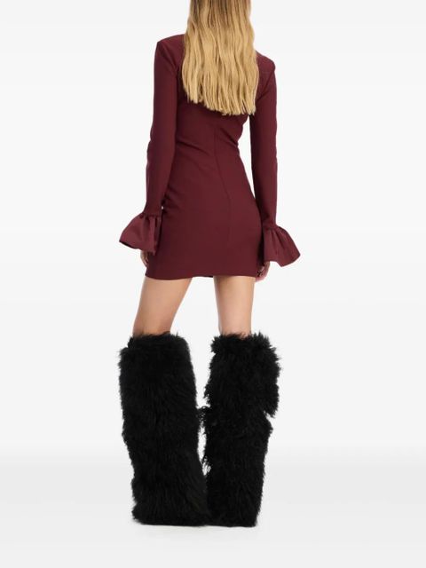 ROTATE BIRGER CHRISTENSEN frill sleeved mini dress - Red - zdjęcie produktu nr 2