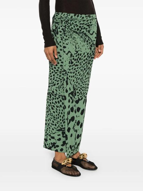Nanushka Nesse midi skirt - Green