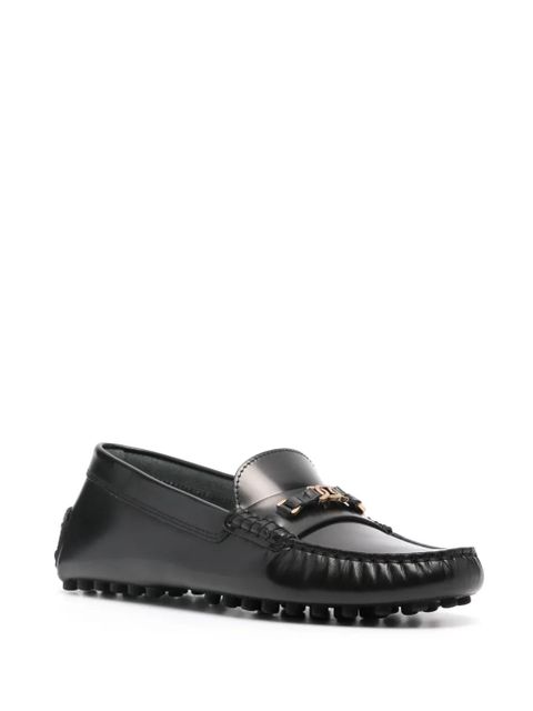 Tod's moc-stitching leather insole - Black - zdjęcie produktu nr 2