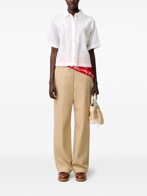 Claudie Pierlot embroidered shirt - White - zdjęcie produktu nr 2