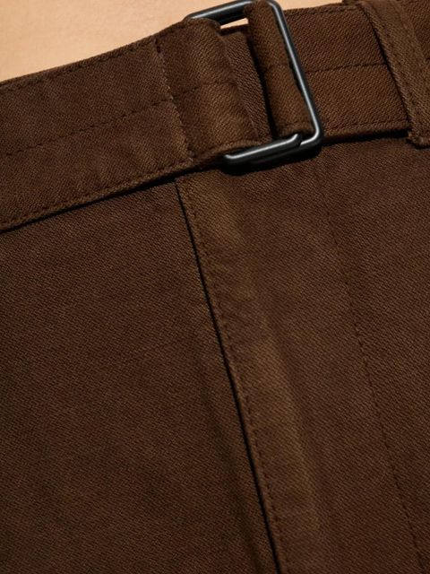 LEMAIRE belt trousers - Brown