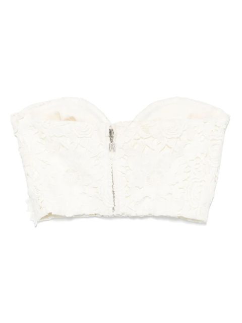 ROTATE BIRGER CHRISTENSEN 3D lace corset top - White - zdjęcie produktu nr 2