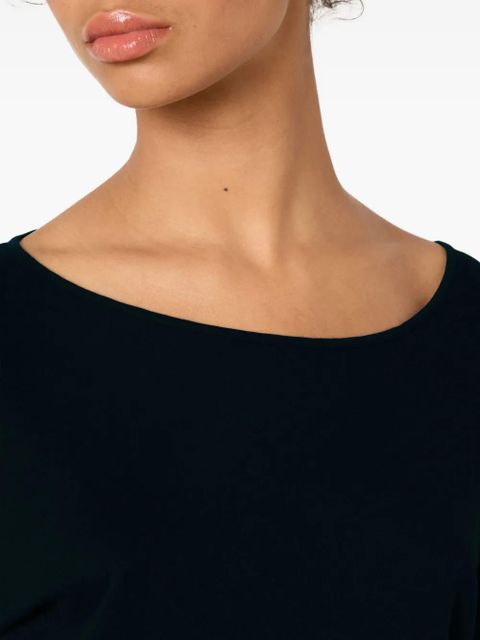 American Vintage boat neck aksun T-shirt - Black