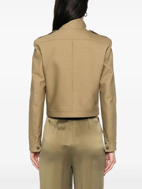 TOM FORD cropped jacket - Green