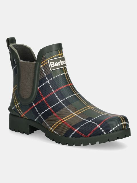 Barbour kalosze Wilton damskie kolor zielony LRF0066TN11 - zdjęcie produktu nr 2