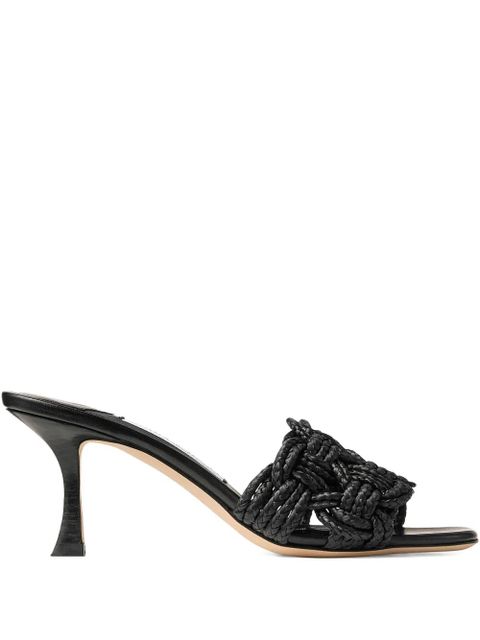 Jimmy Choo 70mm Chara mules - Black - zdjęcie produktu nr 1