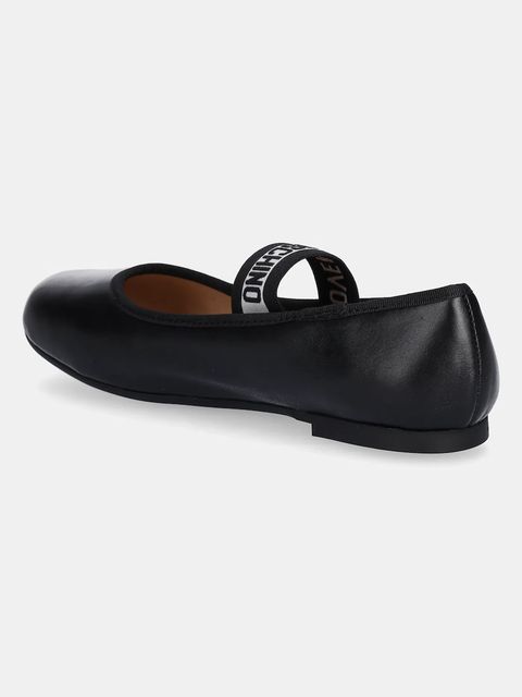 Love Moschino baleriny skórzane kolor czarny JA11071G0MIE0000 - zdjęcie produktu nr 2