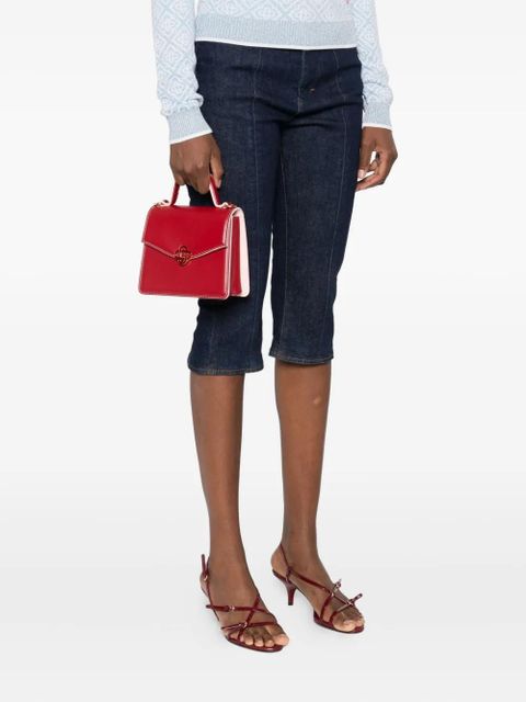 Casablanca clasp-detail leather cross-body bag - Red - zdjęcie produktu nr 2