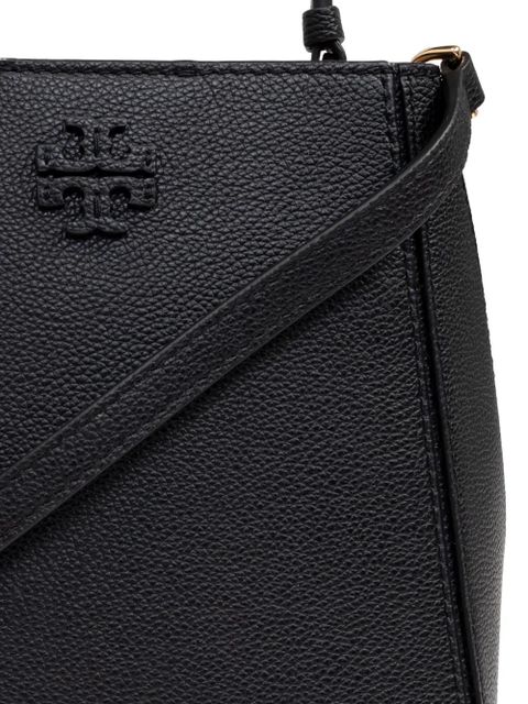 Tory Burch McGraw leather bucket bag - Black