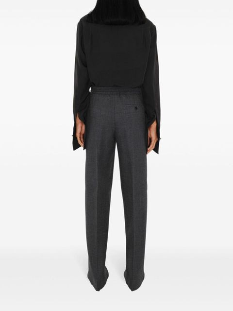 Burberry long-leg wool trousers - Grey
