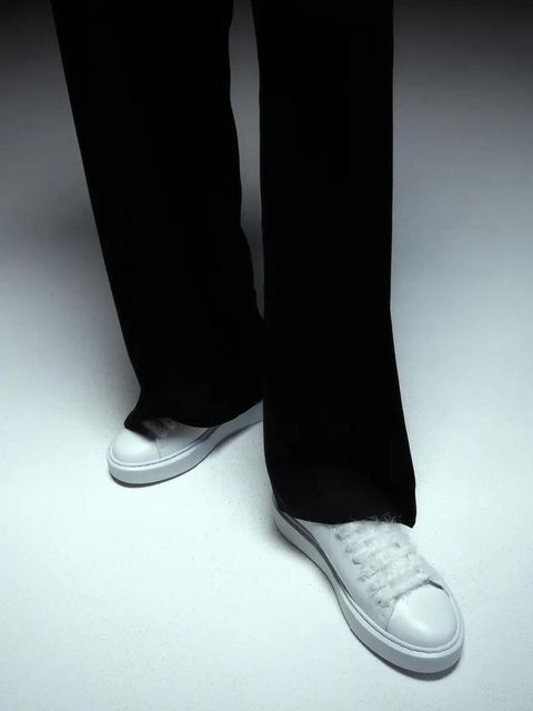 Vanda Novak sneakersy skórzane Grace kolor biały