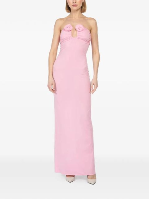 Magda Butrym rosettes ruched maxi dress - Pink - zdjęcie produktu nr 2