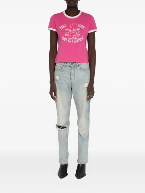 Zadig&Voltaire Woos Ringer graphic T-shirt - Pink