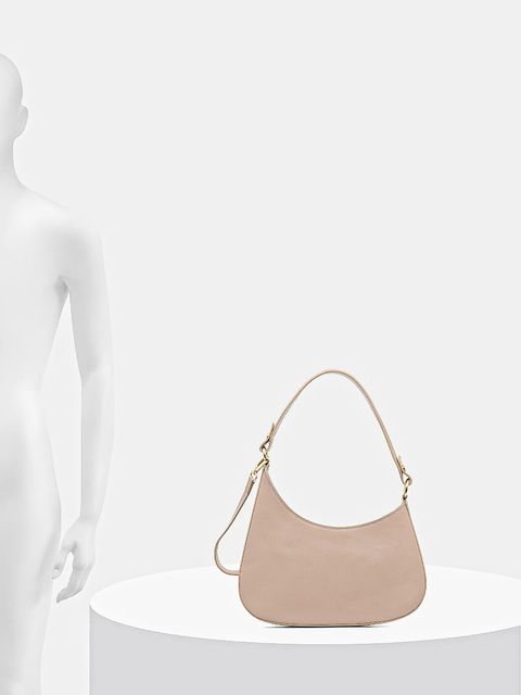 Answear.LAB torebka skórzana kolor brązowy