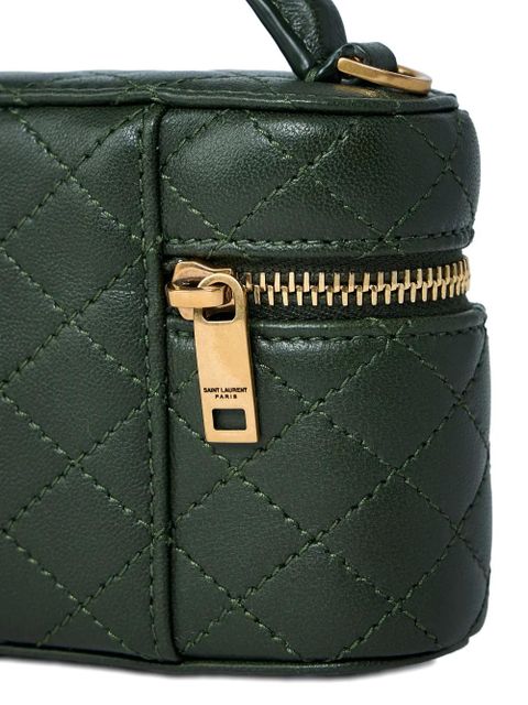 Saint Laurent Gaby quilted tote bag - Green
