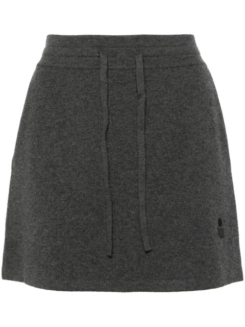 MARANT ÉTOILE Amaline knitted mini skirt - Grey - zdjęcie produktu nr 1