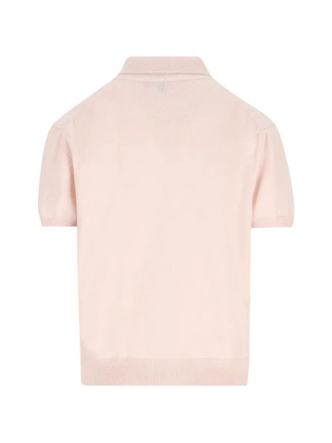 Loro Piana half-button polo top - Pink - zdjęcie produktu nr 2