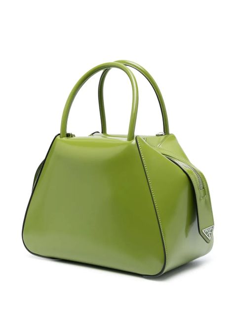 Prada small Supernova leather tote bag - Green