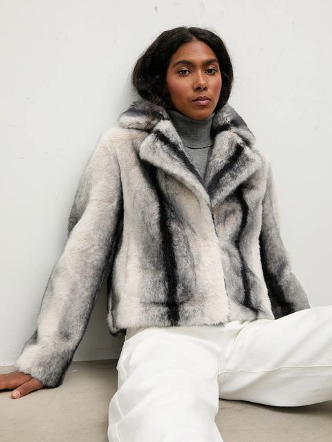 Answear.LAB kurtka kolor szary przejściowa