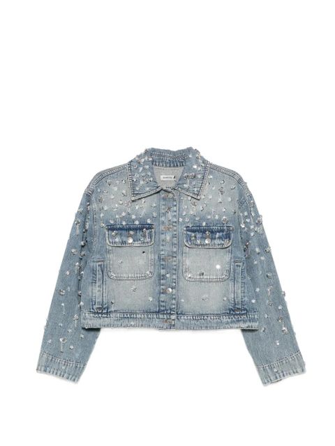 Simkhai Hollywood embellished chest-pocket jacket - Blue - zdjęcie produktu nr 1