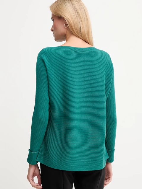 United Colors of Benetton sweter z dodatkiem wełny damski kolor zielony 1Y6SD10CH