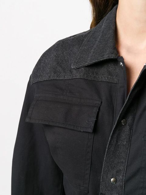 Diesel belted shirt dress - Black