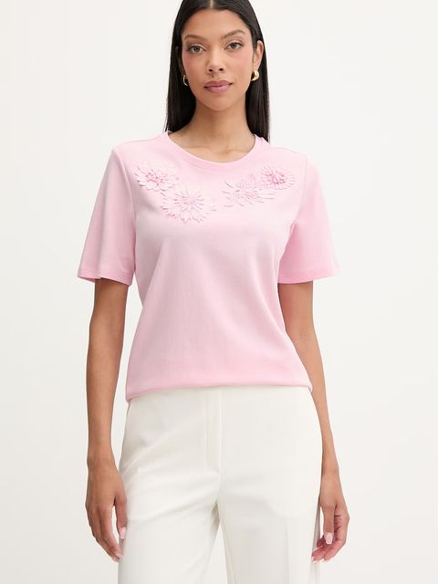 Morgan T-shirt damski z bawełną - zdjęcie produktu nr 1