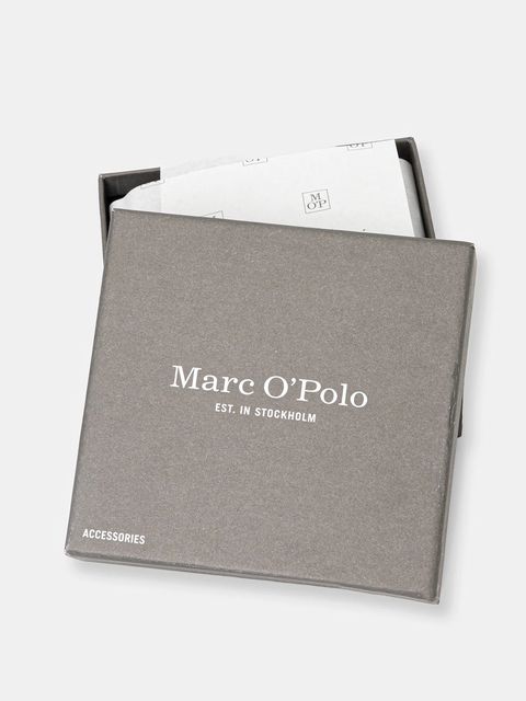 Marc O'Polo pasek skórzany damski kolor czarny 5000009100