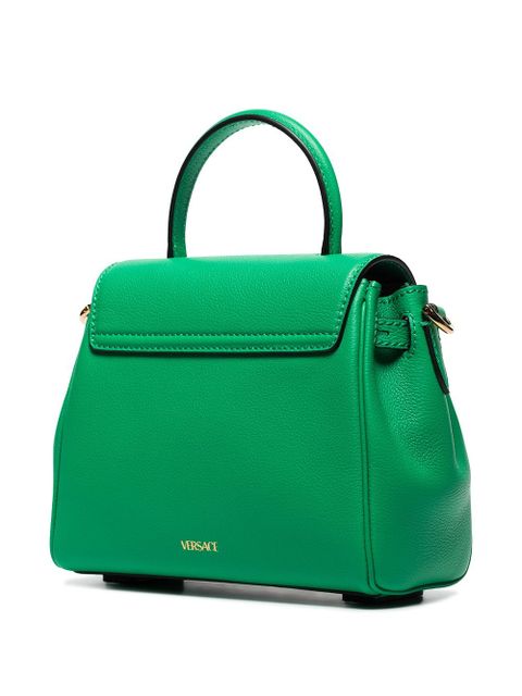 Versace small La Medusa top handle bag - Green
