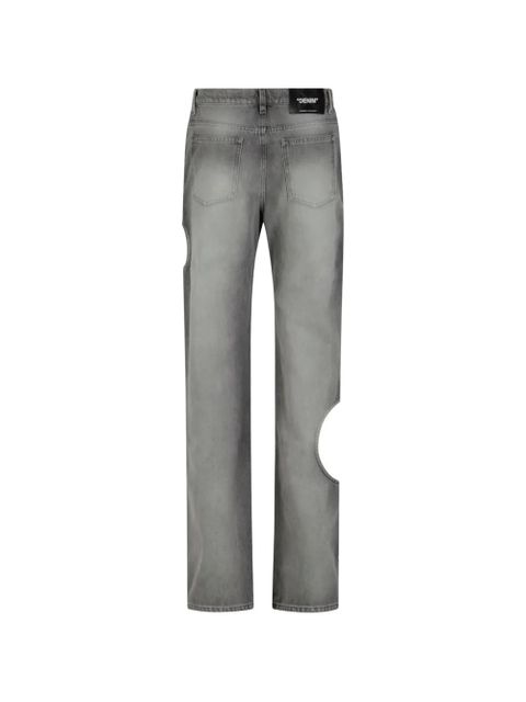 Off-White Meteor cut-out jeans - Grey - zdjęcie produktu nr 2