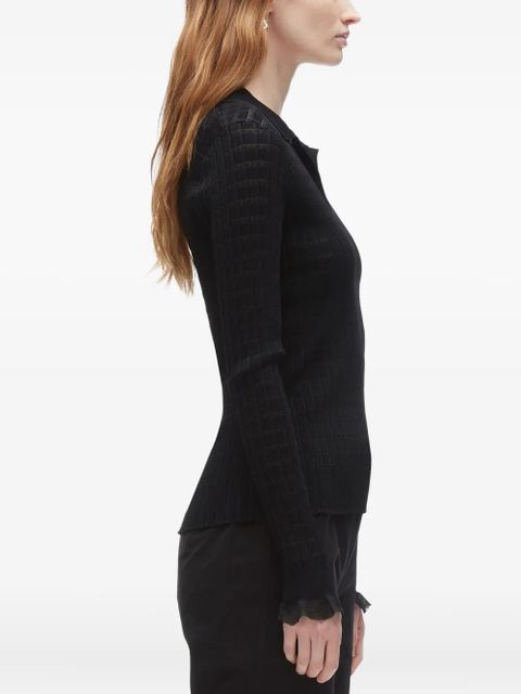 3.1 Phillip Lim ribbed-knit sweater - Black