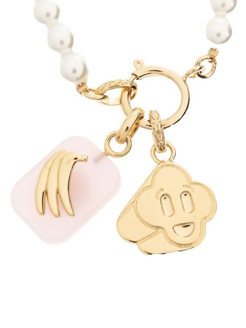 Casablanca icon pearl bracelet - Gold