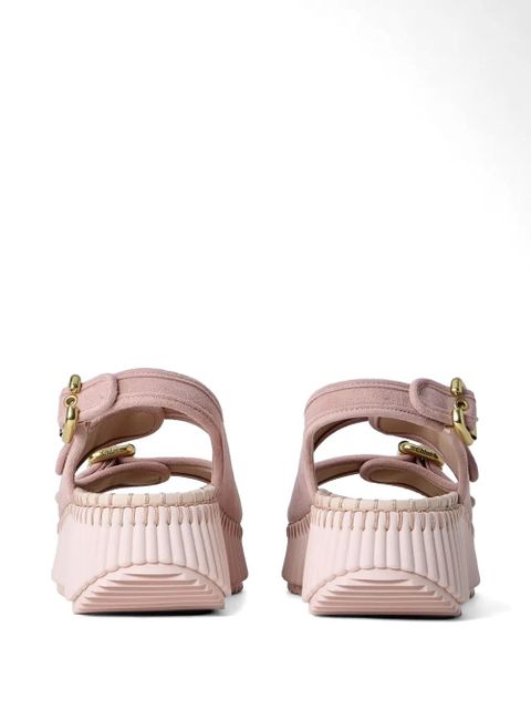 Chloé buckle-strap sandals - Pink