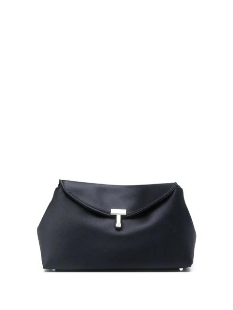 TOTEME satin T-lock clutch - Blue - zdjęcie produktu nr 1