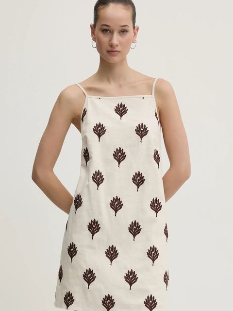 Abercrombie & Fitch sukienka lniana - zdjęcie produktu nr 1