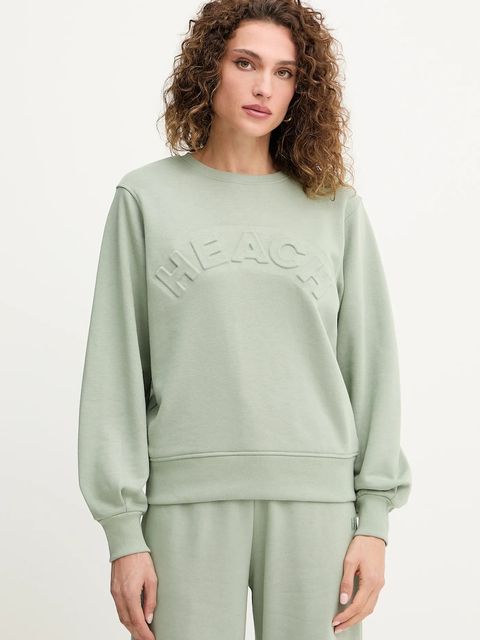 Silvian Heach bluza BASSIN damska kolor zielony z aplikacją GPA25113FE - zdjęcie produktu nr 1