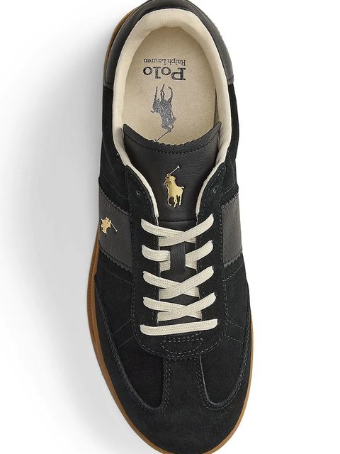 Polo Ralph Lauren sneakersy skórzane Hrt Aera Pp kolor czarny 809978010001