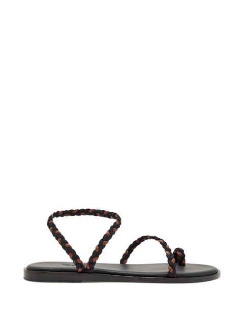 Ancient Greek Sandals Eleftheria braided-strap sandals - Black - zdjęcie produktu nr 2