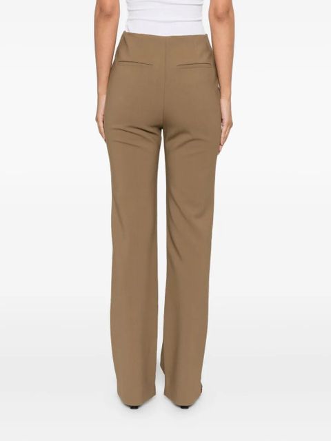 Nanushka Cybel split-hem tailored trousers - Brown