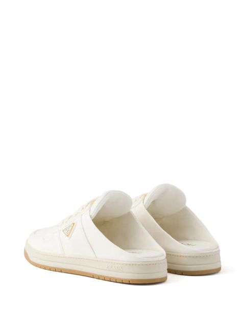Prada leather sneaker mules - Neutrals