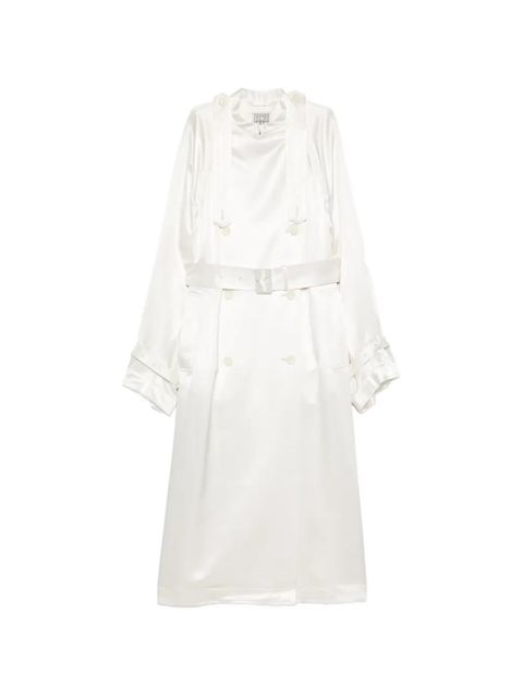 TOTEME belted trench coat - White - zdjęcie produktu nr 1